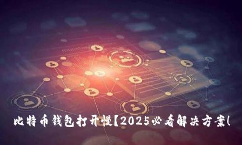 比特币钱包打开慢？2025必看解决方案！